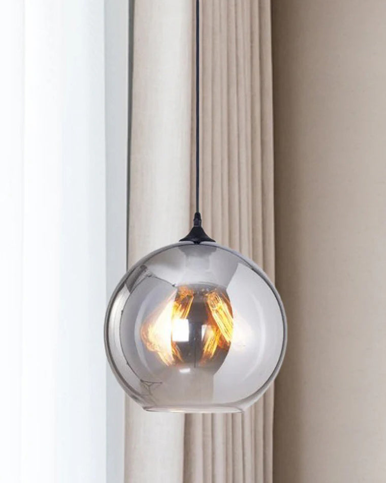 WOMO Lámpara colgante con forma de globo de cristal de colores - WM2500