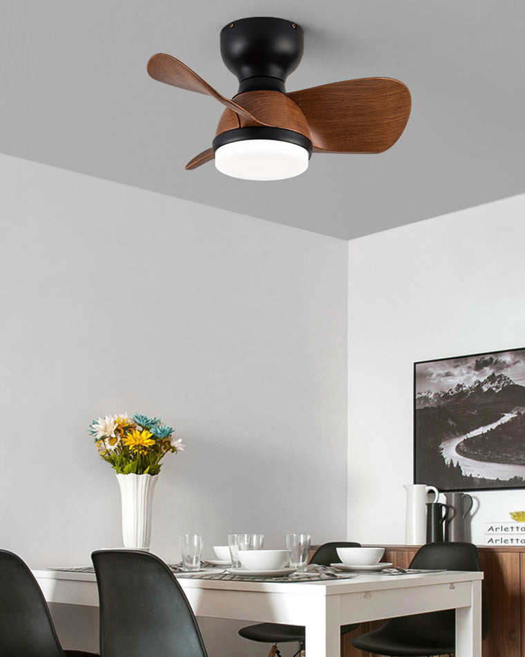 WOMO Ventiladores de techo con luz Pequeña Empotrada - WM5114