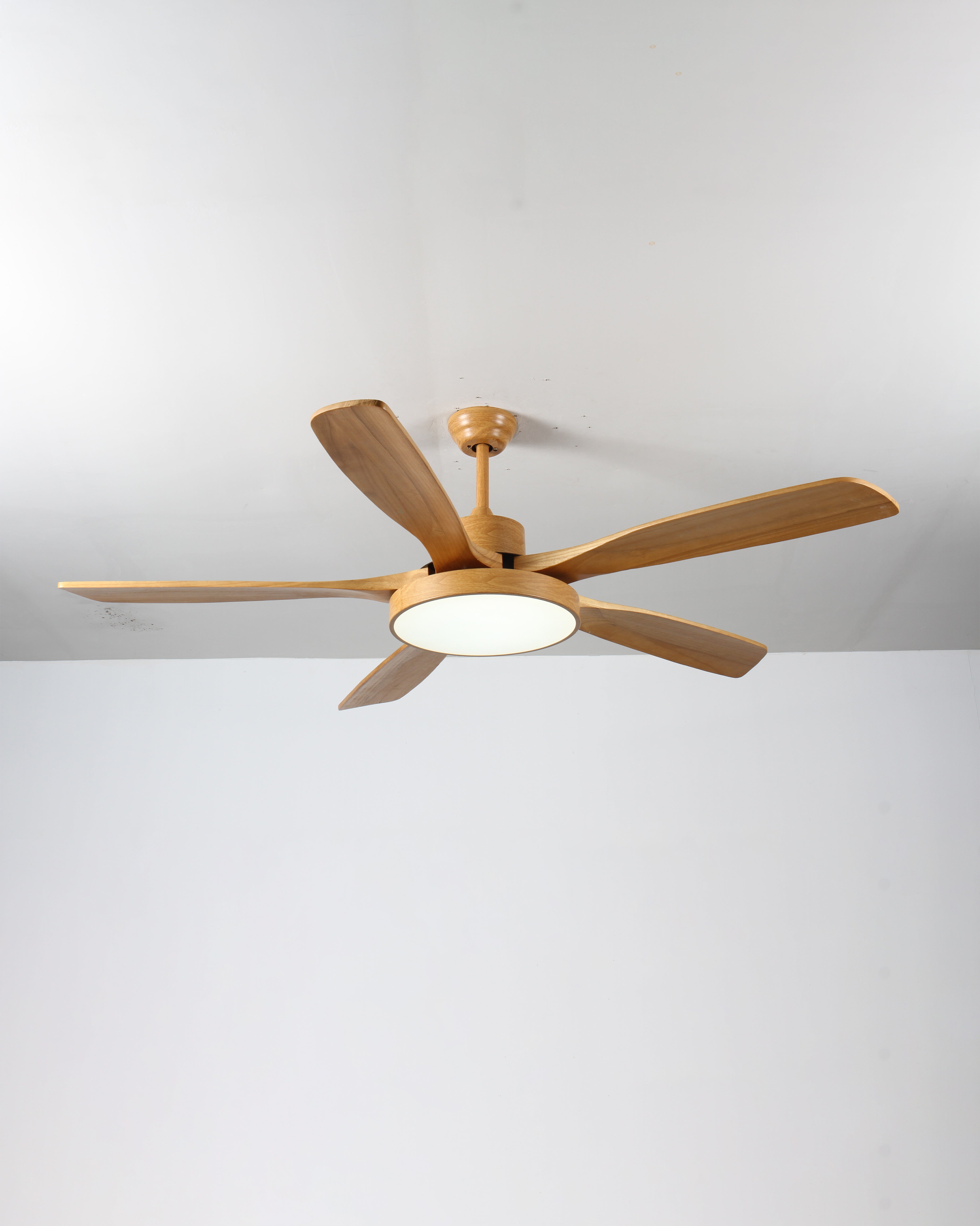 WOMO Ventiladores de techo con luz Reversible Escandinavo - WM5002