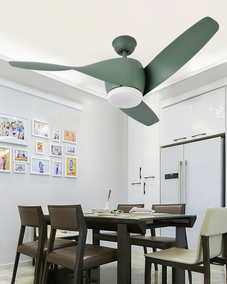 WOMO Ventiladores de techo con luz con Hélice - WM5015