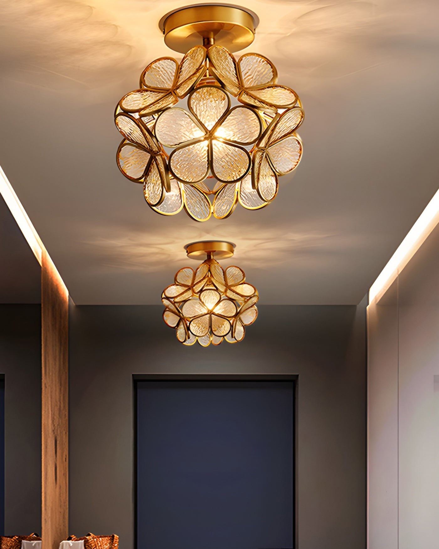 WOMO Tiffany Floral Ceiling Lamp-WM1128