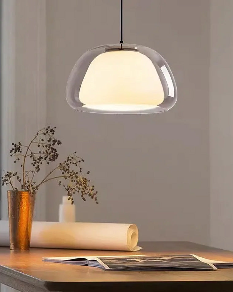 Lámpara colgante de cúpula de cristal WOMO-WM2537