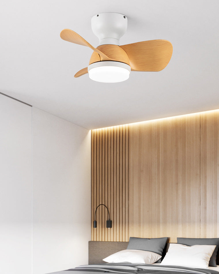WOMO Ventiladores de techo con luz Pequeña Empotrada - WM5114