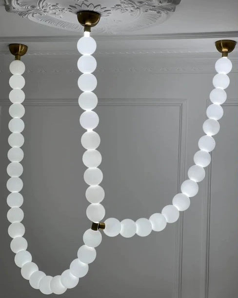 Lámpara de araña con collar WOMO X-Pearl-WM2799