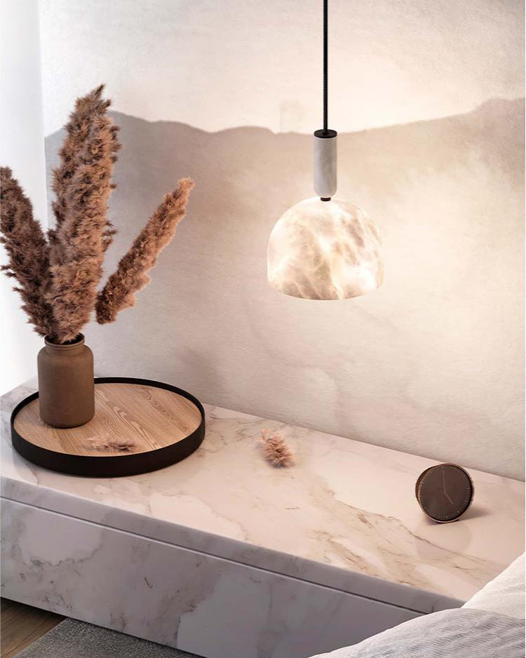 Pendant lamp WOMO Oki Alabaster-WM2899
