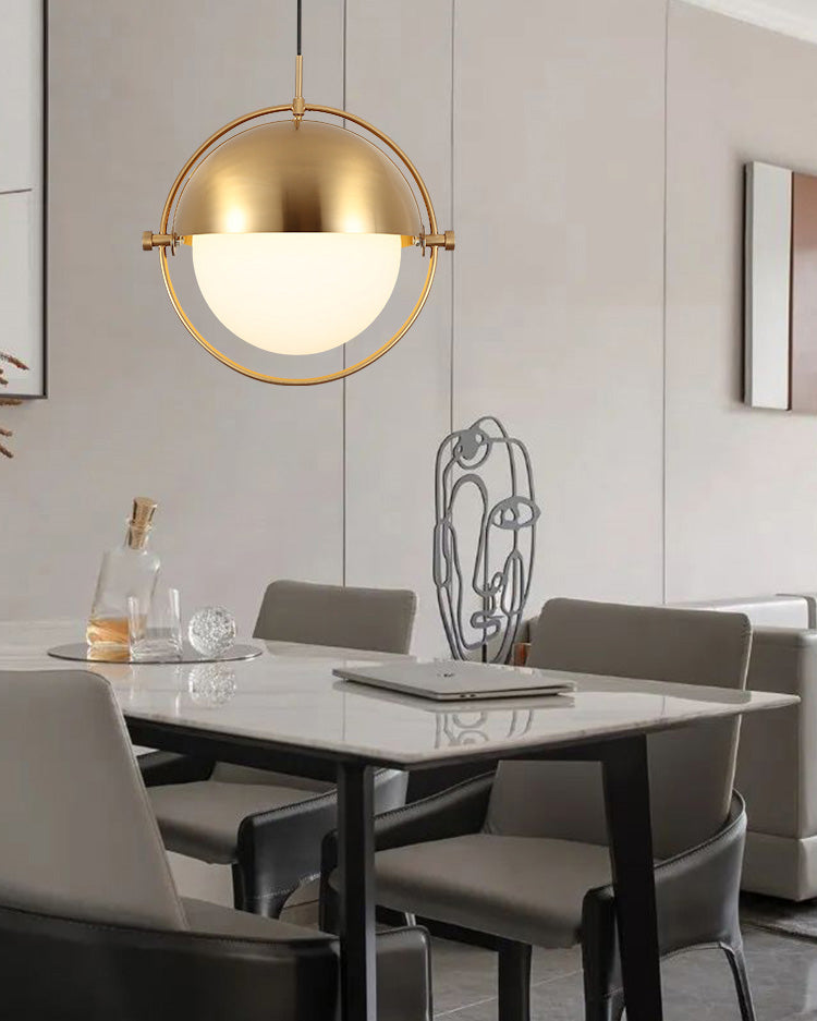 WOMO Lámpara colgante de globo de cristal ajustable - WM2563