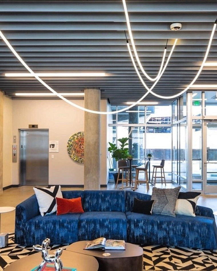 WOMO LED Pendant Lights with Rope - WM2312