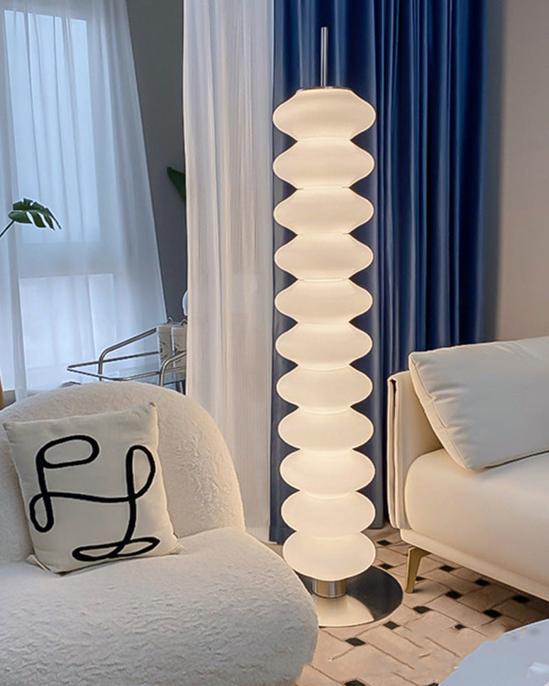 WOMO Stacked Crystal Ball Floor Lamp - WM7127