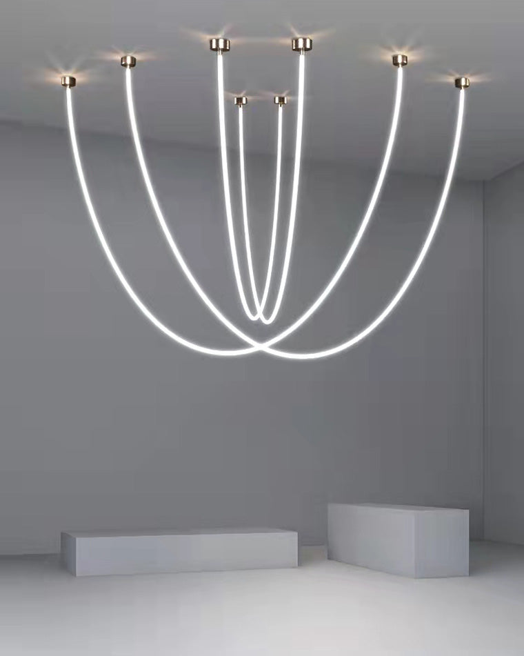WOMO LED Pendant Lights with Rope - WM2312