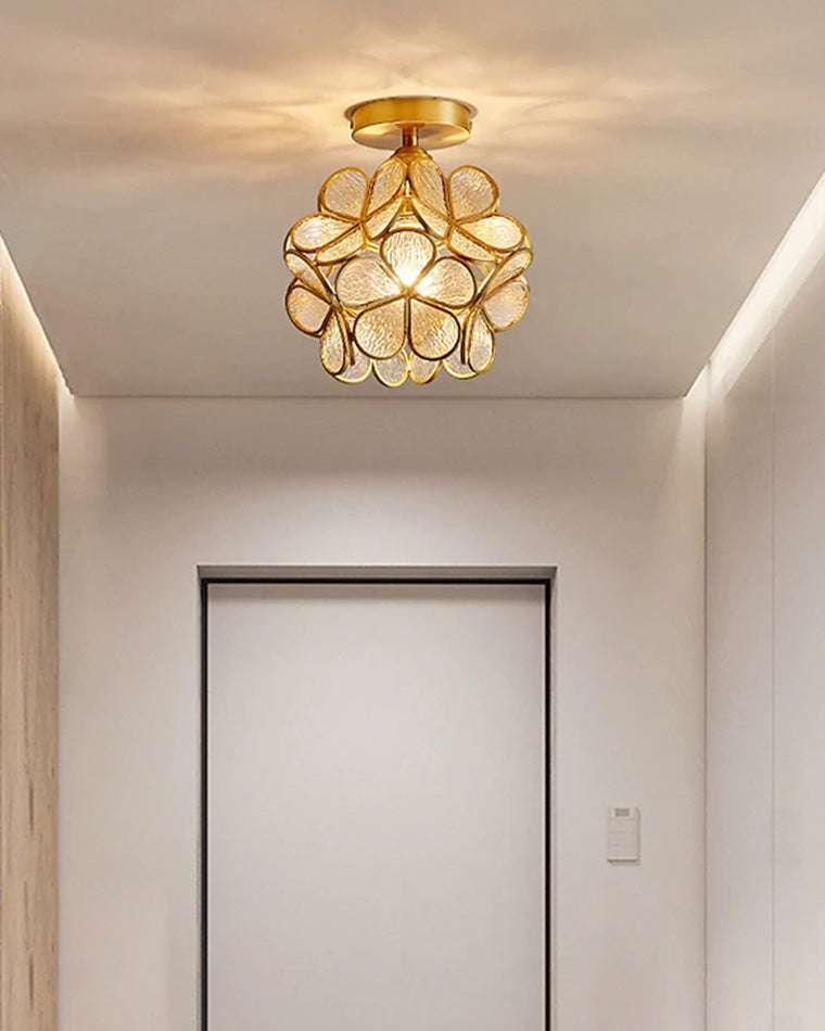WOMO Tiffany Floral Ceiling Lamp-WM1128