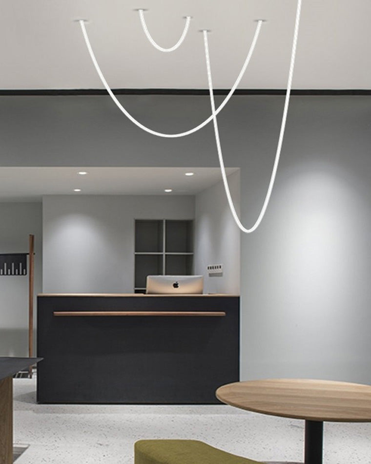 WOMO LED Pendant Lights with Rope - WM2312