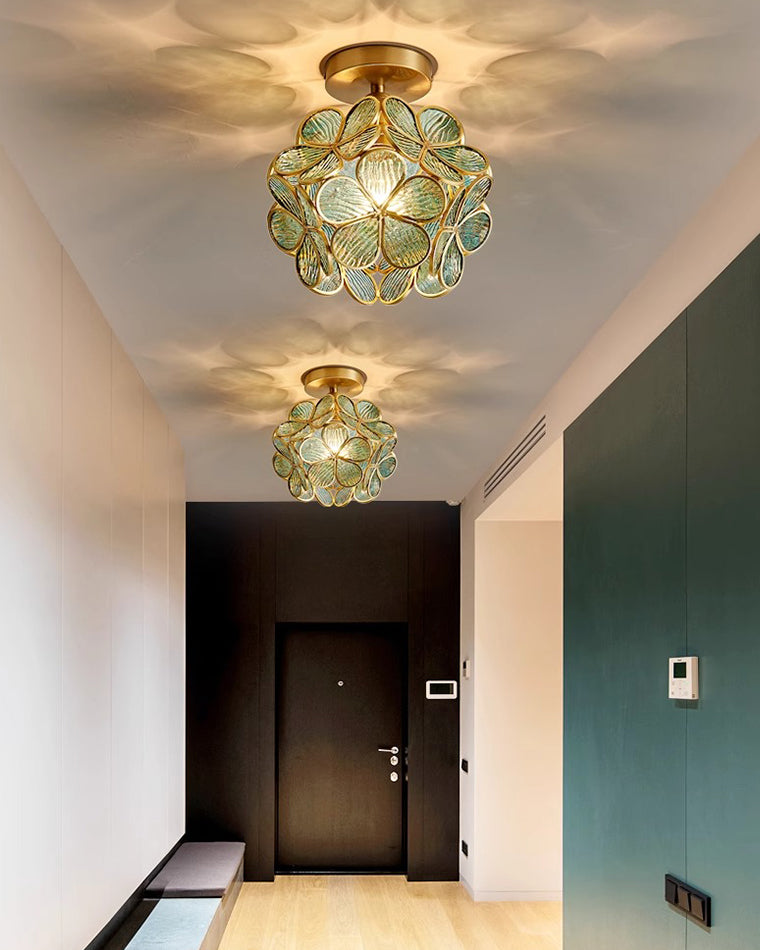 WOMO Tiffany Floral Ceiling Lamp-WM1128