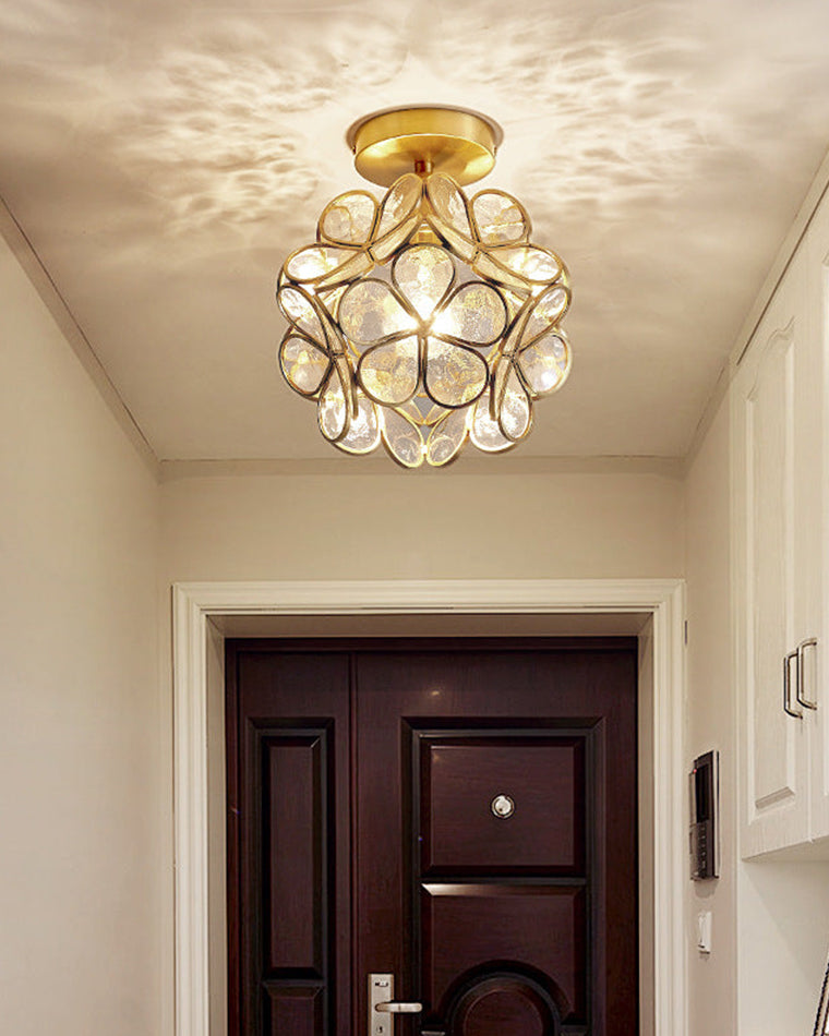 WOMO Tiffany Floral Ceiling Lamp-WM1128