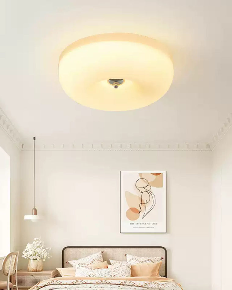 WOMO Round Milky Glass Ceiling Light - WM1134