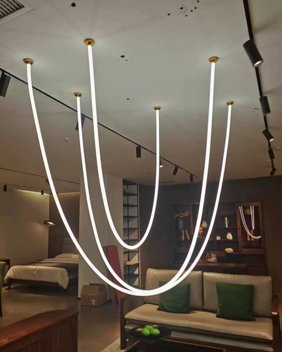WOMO LED Pendant Lights with Rope - WM2312