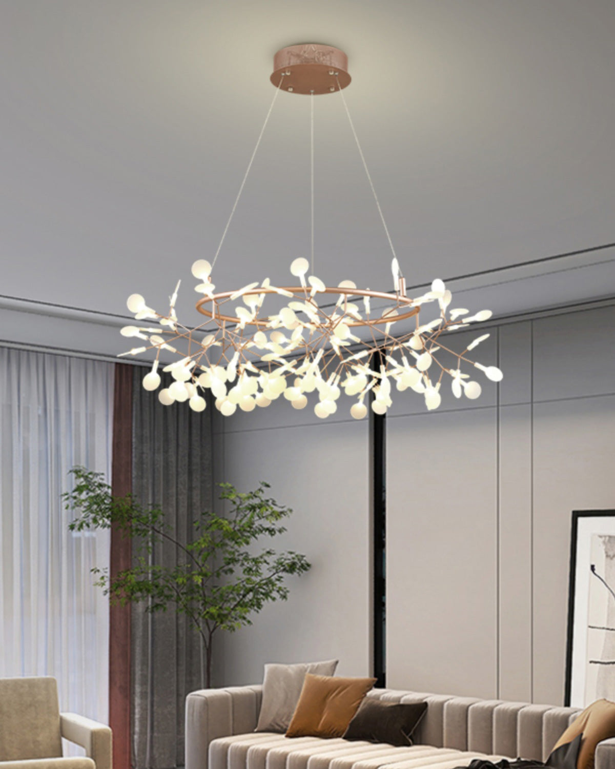 WOMO Lámparas Colgantes Redondo Heracleum / Luciérnaga - WM2435