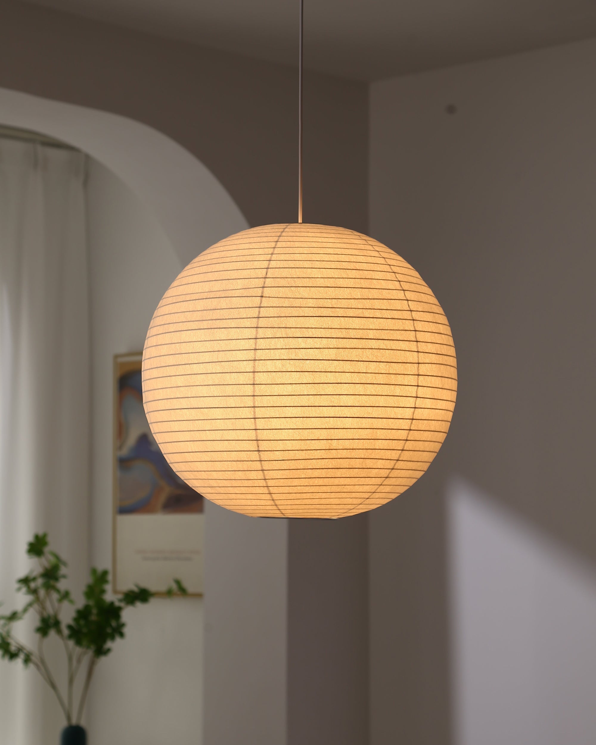 Lámpara colgante WOMO Globe Silk-WM2965