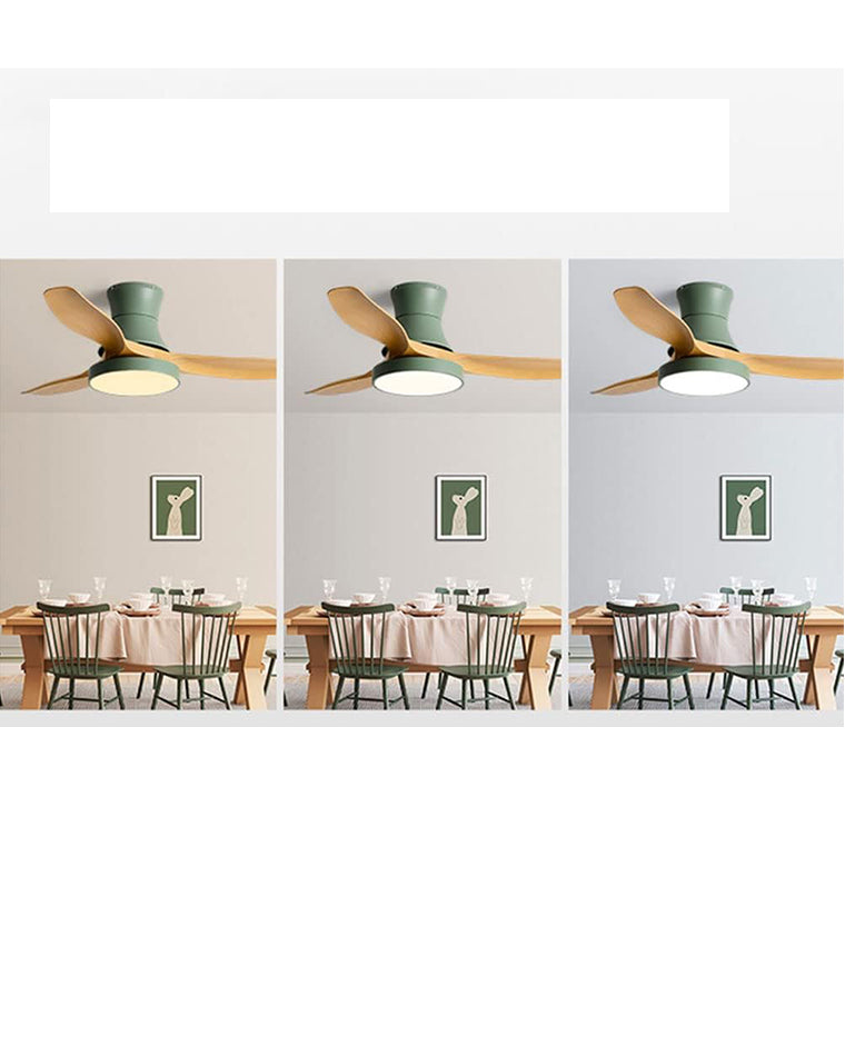 WOMO Ventiladores de techo con luz Empotrada - WM5128