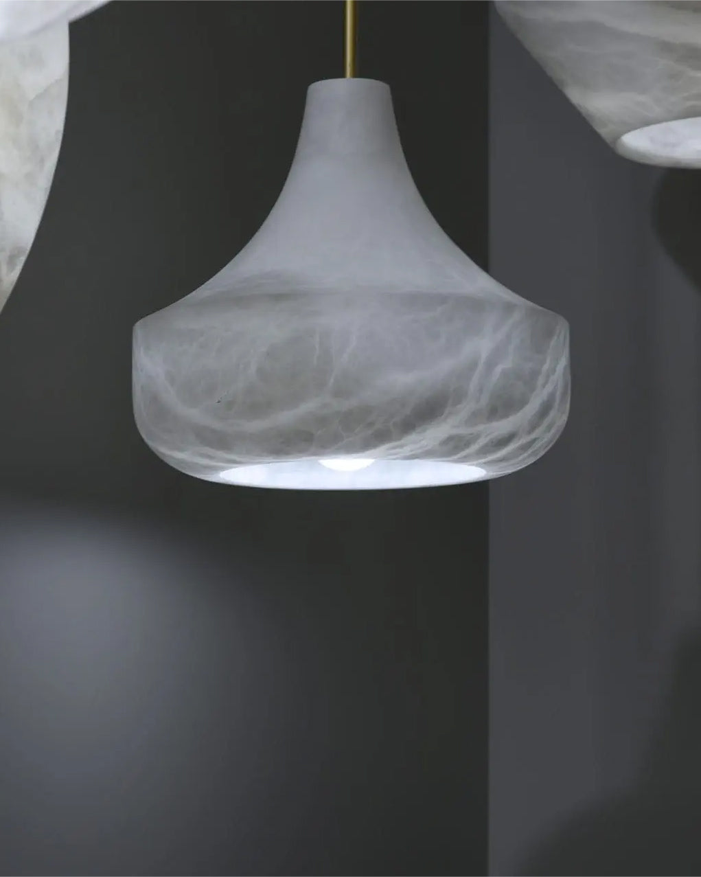 Lámpara colgante WOMO Cone Alabaster-WM2905