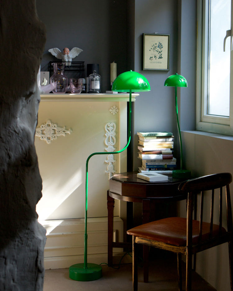 WOMO Telescopic Floor Lamp with Glass Dome - WM7097
