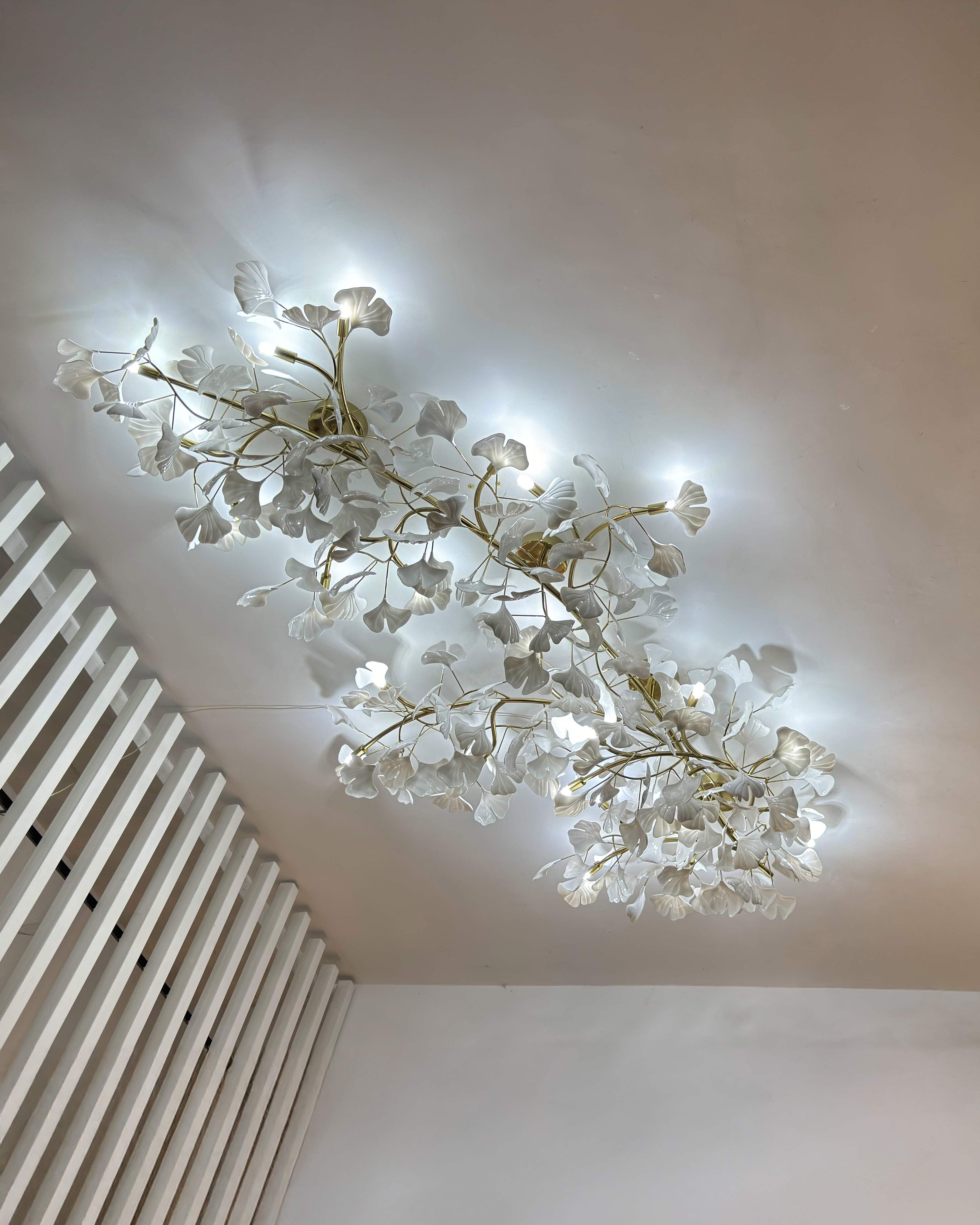 WOMO Ceramic Gingko Recessed Ceiling Lamp - WM1119