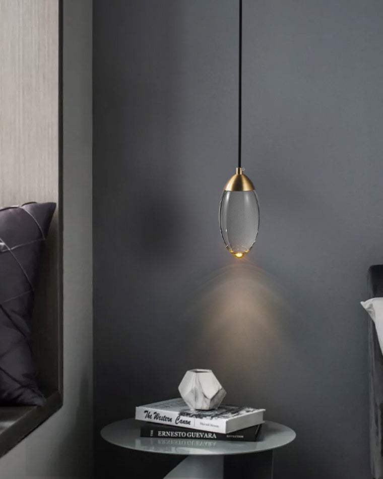 Lámpara colgante WOMO Crystal Raindrop-WM2732