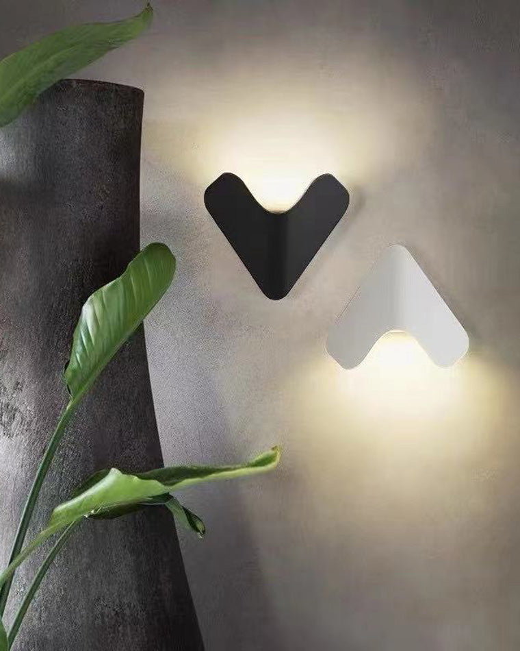 WOMO Aplique de pared triangular para exterior - WM9059
