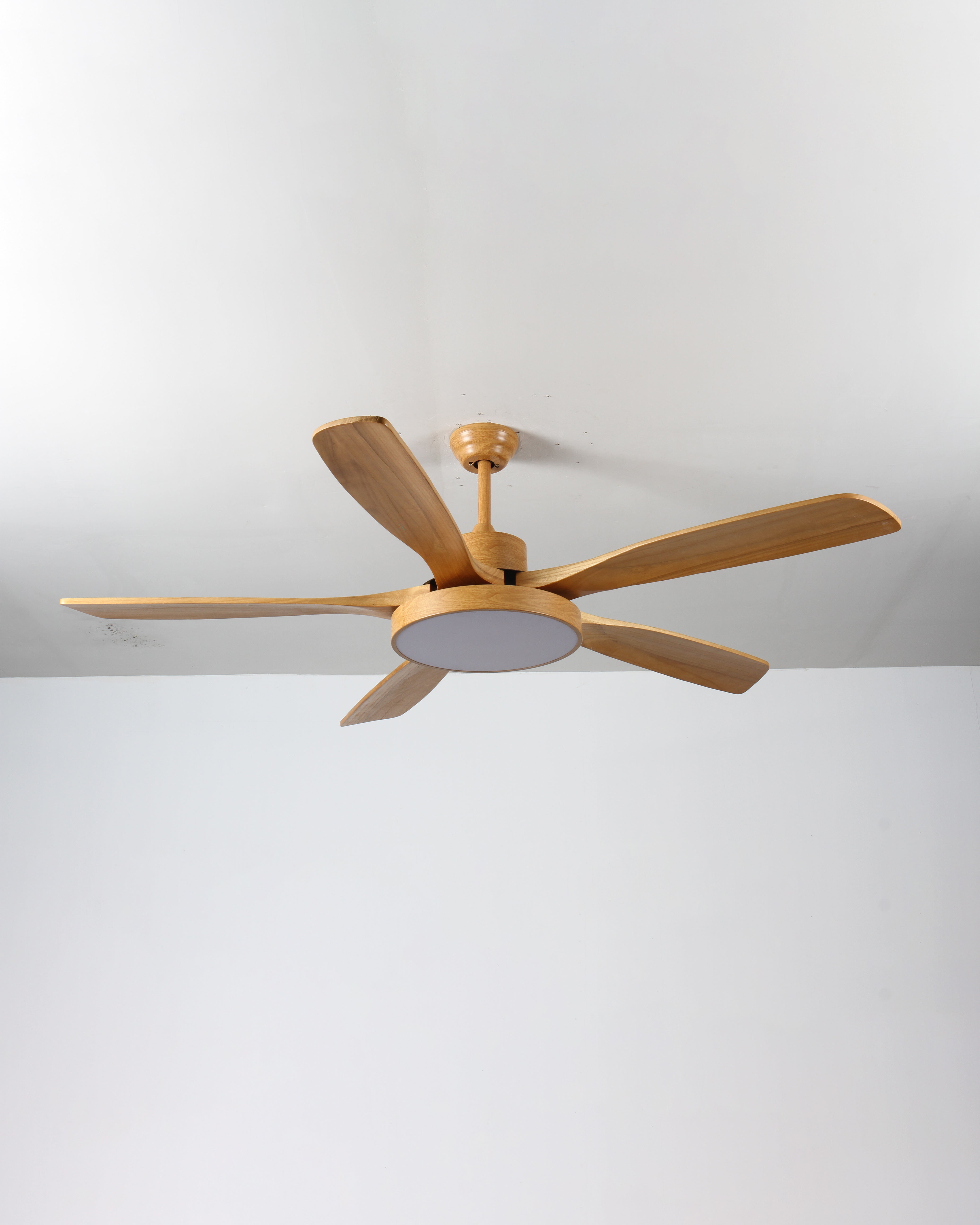 WOMO Ventiladores de techo con luz Reversible Escandinavo - WM5002