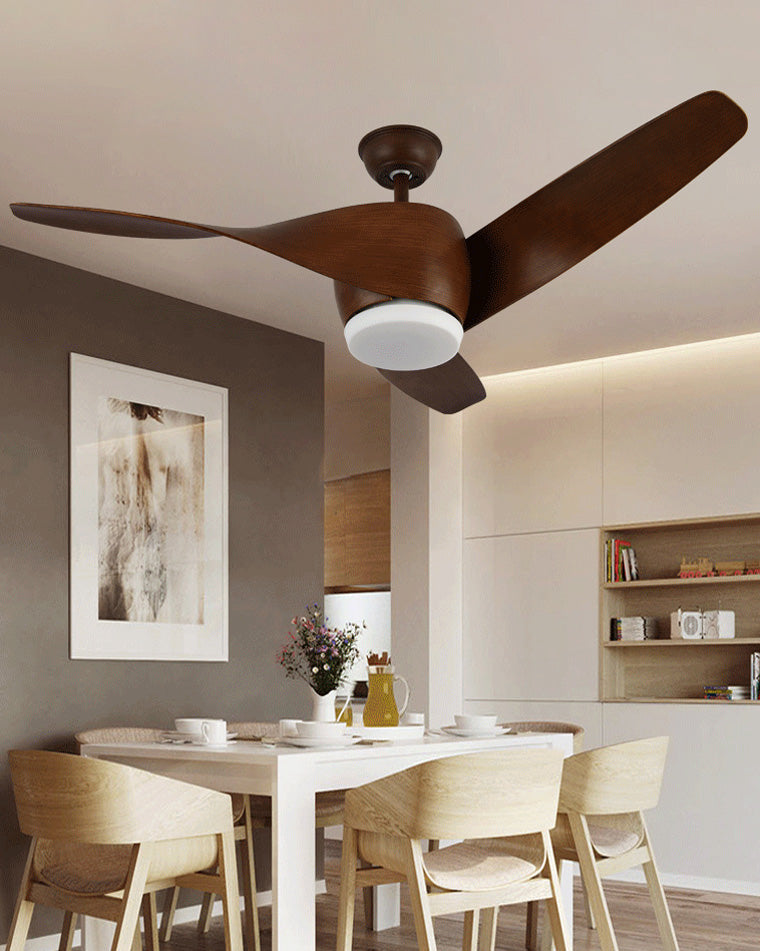 WOMO Ventiladores de techo con luz con Hélice - WM5015