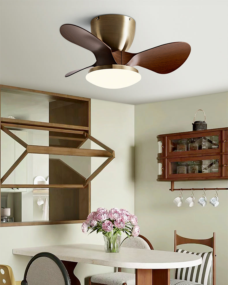 Ventilador de techo pequeño WOMO de 24 pulgadas con luz y perfil bajo - WM5159