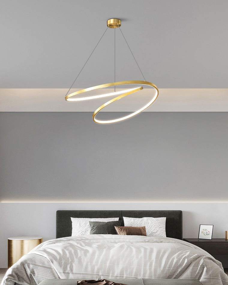 Lámpara de araña LED WOMO Swirl-WM2461