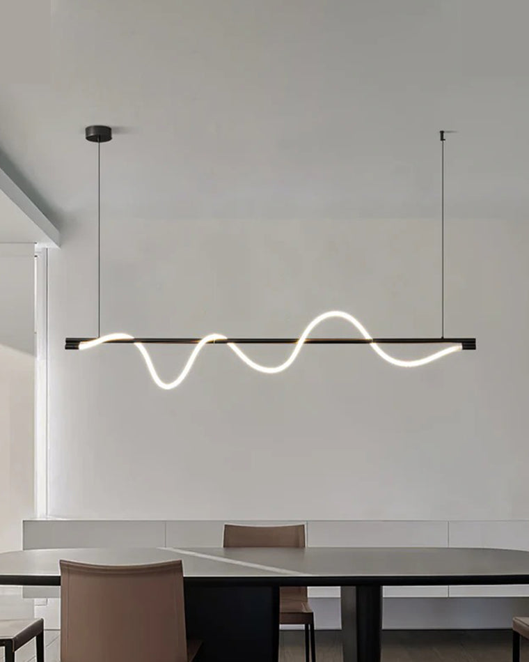 Lámpara de araña lineal LED WOMO Rope - WM2756