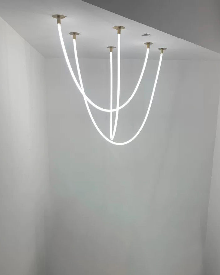 WOMO LED Pendant Lights with Rope - WM2312