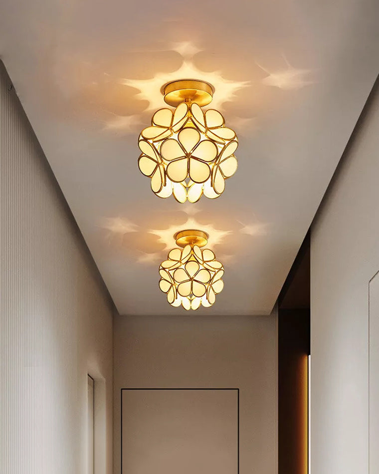 WOMO Tiffany Floral Ceiling Lamp-WM1128