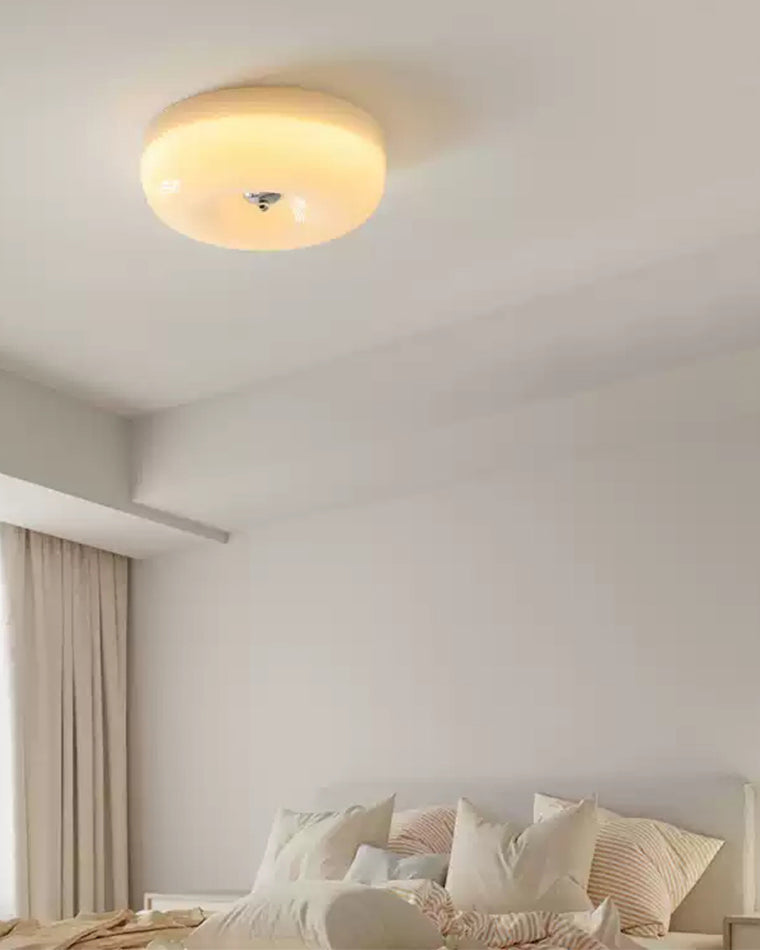 WOMO Round Milky Glass Ceiling Light - WM1134