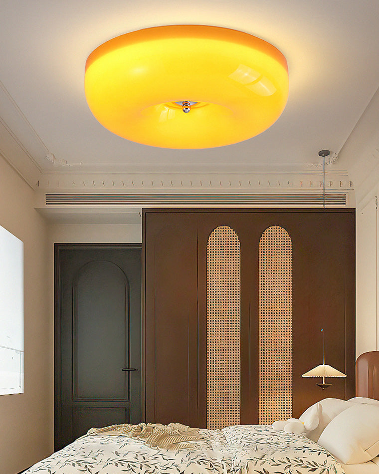 WOMO Round Milky Glass Ceiling Light - WM1134