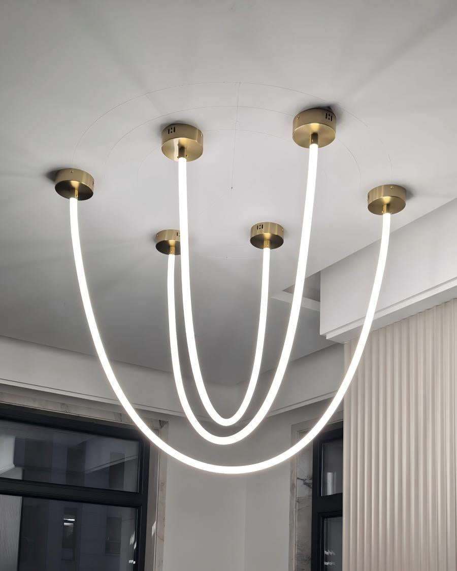WOMO LED Pendant Lights with Rope - WM2312