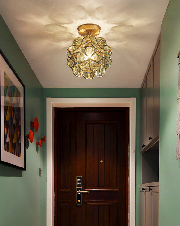 WOMO Tiffany Floral Ceiling Lamp-WM1128