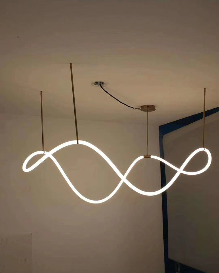 Lámpara de araña redonda LED WOMO con cuerda - WM2781