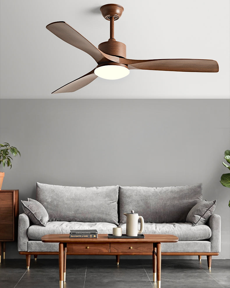 WOMO Ventiladores de techo con luz con 3 Aspas - WM5178