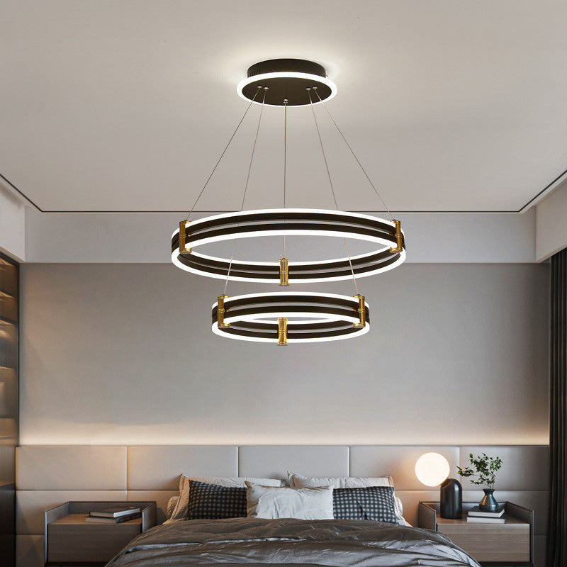 WOMO Stepped Black Rings Pendant Lights-WM2172
