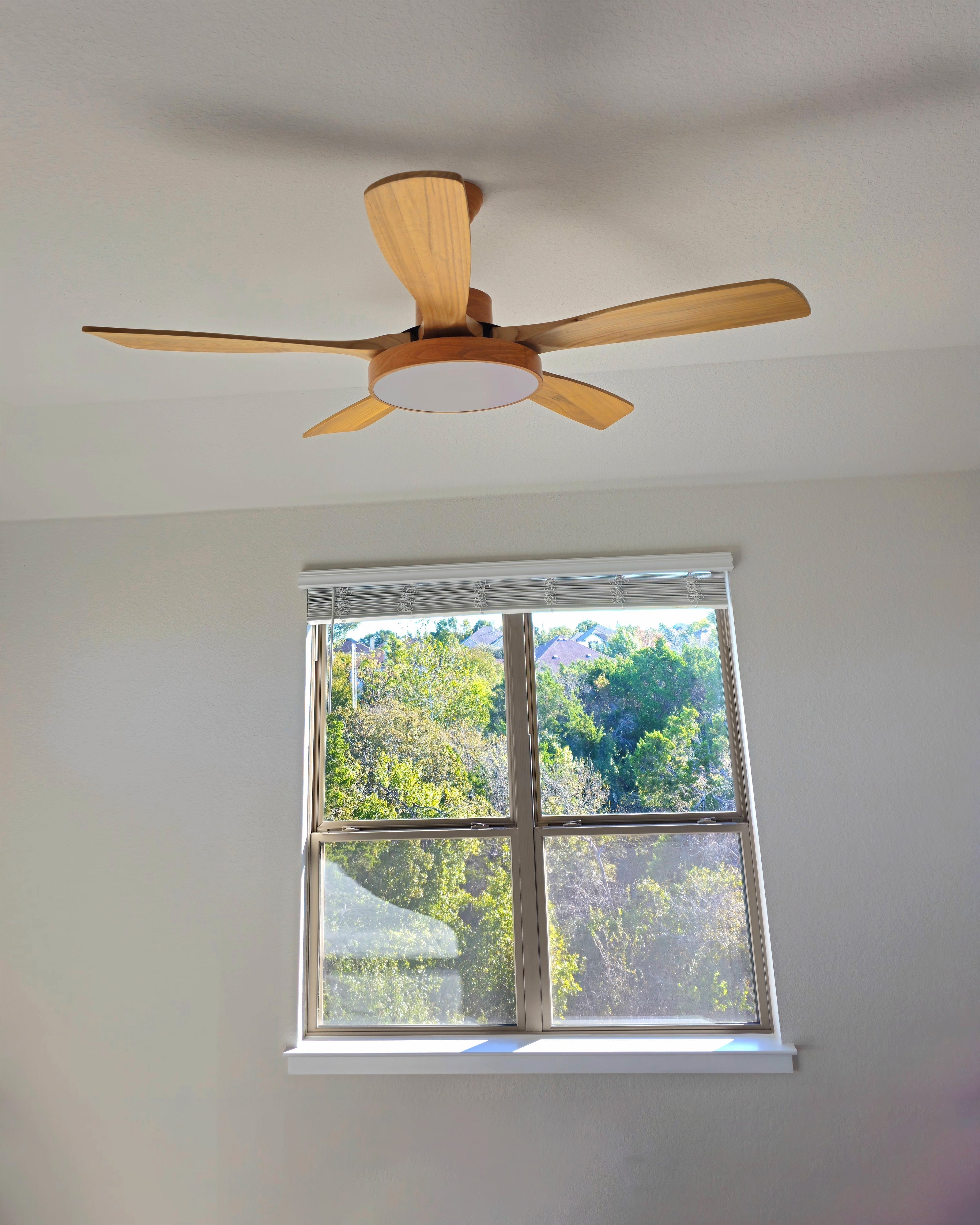 WOMO Ventiladores de techo con luz Reversible Escandinavo - WM5002