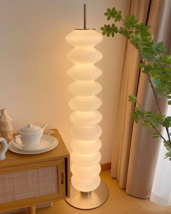 WOMO Stacked Crystal Ball Floor Lamp - WM7127