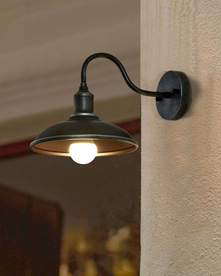 WOMO Lámpara de pared de granero con cuello de cisne - WM9143