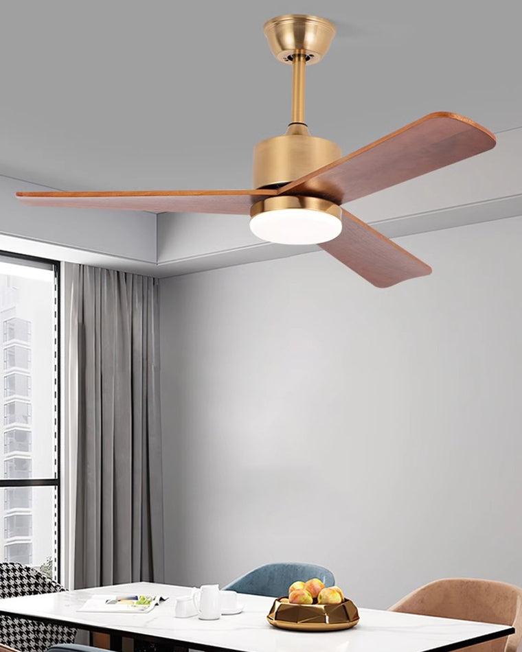 WOMO Ventiladores de techo con luz Moderno de Mid Century - WM5117