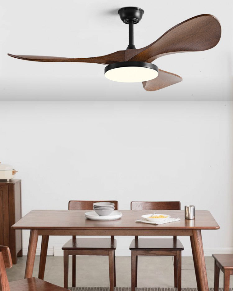 WOMO Mid Century Modern Ceiling Fans with Light - WM5173