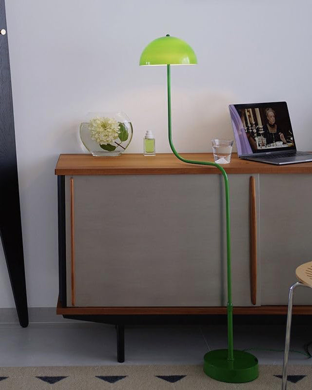 WOMO Telescopic Floor Lamp with Glass Dome - WM7097