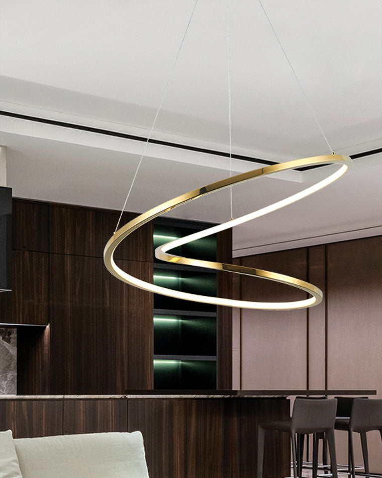 Lámpara de araña LED WOMO Swirl-WM2461