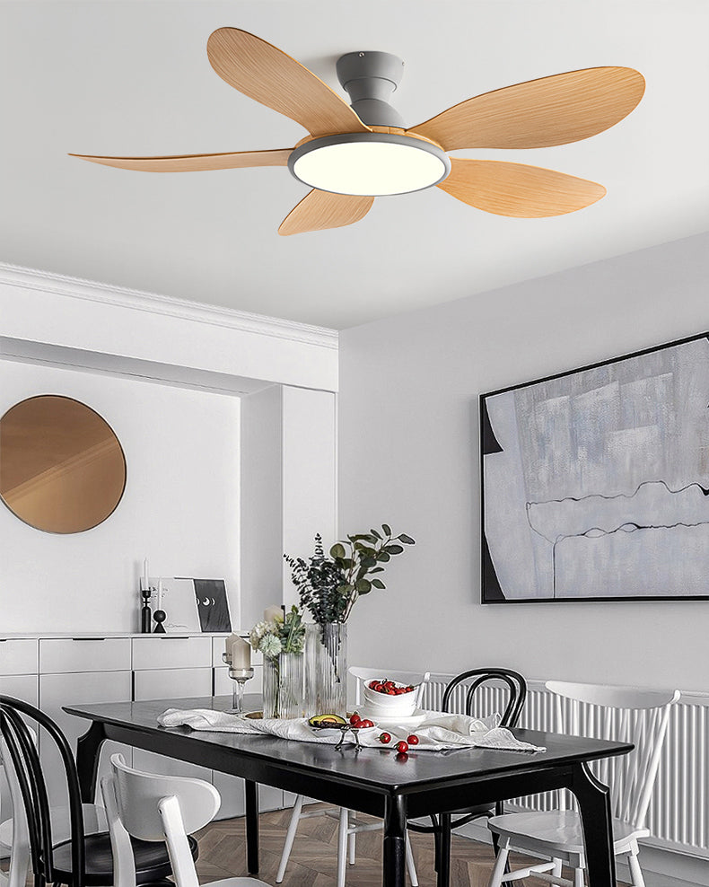 Ventilador de techo WOMO de perfil bajo con luz brillante - WM5153