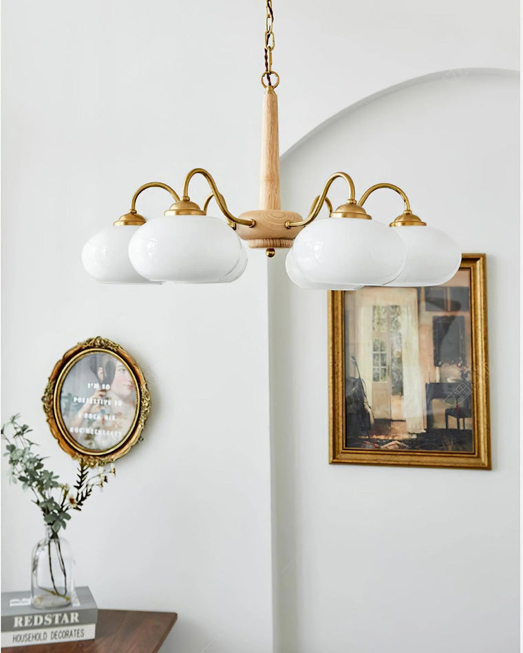 WOMO Milky Glass Retro Pendant Lights - WM2303